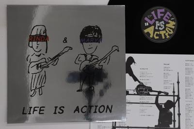 12inch Record RIND & MARYA - Life Is Action RMLP001 R&M Records 2021 Japan Japanese Pop/Rock Used