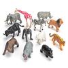 Realistic Pvc Forest Animal Figures Collection With Static Hippo Gorilla Rhino Wild Animals For Home Decor And Gift