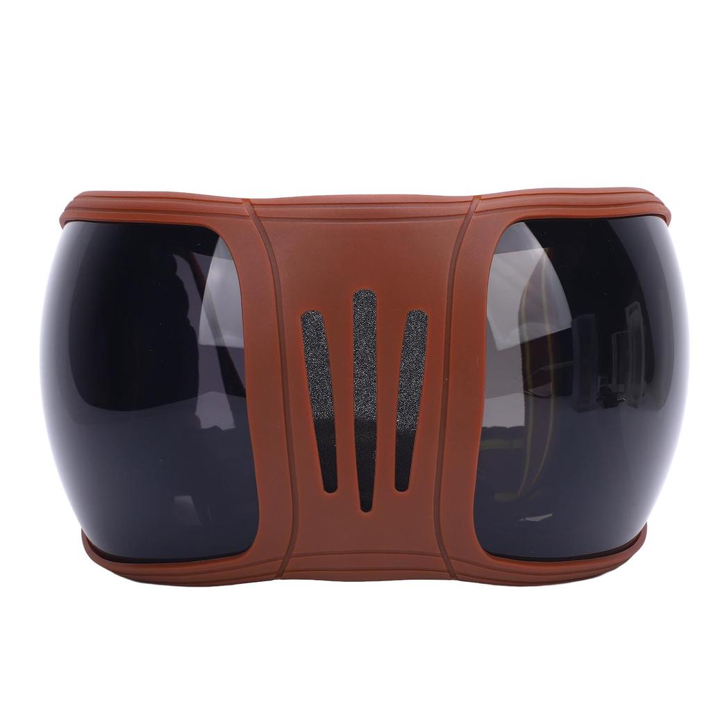 Okulary dla Konia Sportowego Wielowarstwowa Gąbka Regulowane Paski Stylowe Wiatroodporne Gogle dla Konia do Jazdy Szare