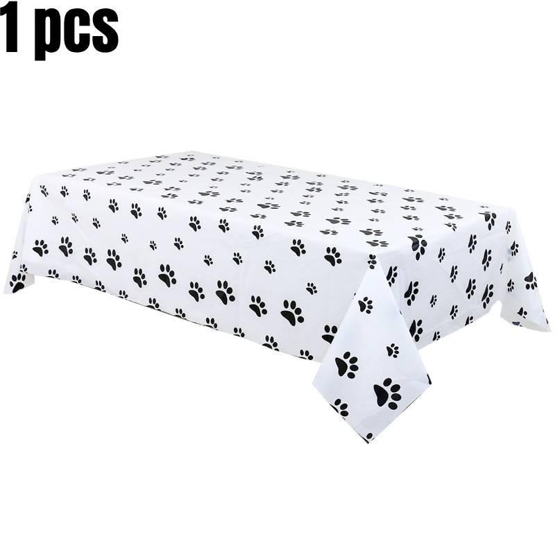 Puppy Dog Paws Party Supplies Tableware Plates Cups Tablecloth Banner Birthday