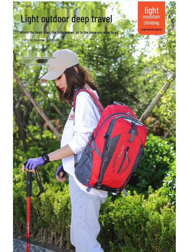 Large Capacity Waterproof Outdoor Backpack – Lightweight Hiking & Travel Bag