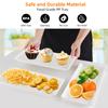 3 Tier Serving Trays for Party Display Detachable Space Saving Serving Platters and Trays Multi-purpose Stand with Carbon Steel Base for Serving Food