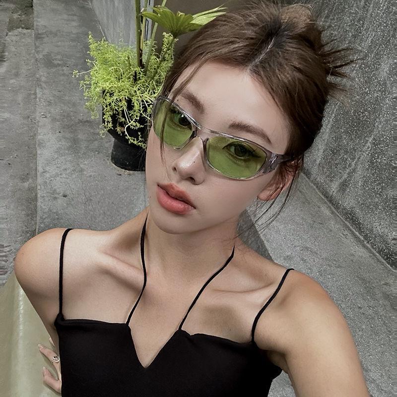 Y2K Millennial Punk Sunglasses Ins Street Babes Sunglasses Outdoor Sports Sunglasses