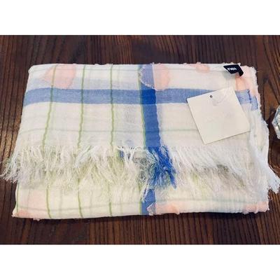 Used NENET New Large Mokumoku Ohana Stole Franche Lippe Cotton Nenet