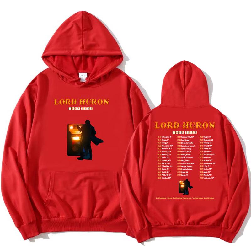Lord Huron Tour 2025 Hoodies Fashion Long Sleeve Hooded Sweatshirts Fleece Autumn Casual Women Pullovers Unisex Streetwear