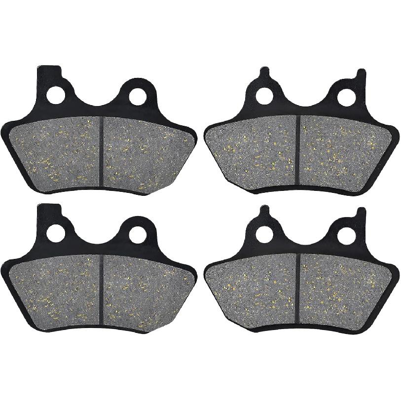 AHL Semi-metallic Front & Rear Brake Pads Set for SPORTSTER SERIES XL Sportster 1200c Custom 2000-2003/HARLEY XL Sportster 1200 S Sport
