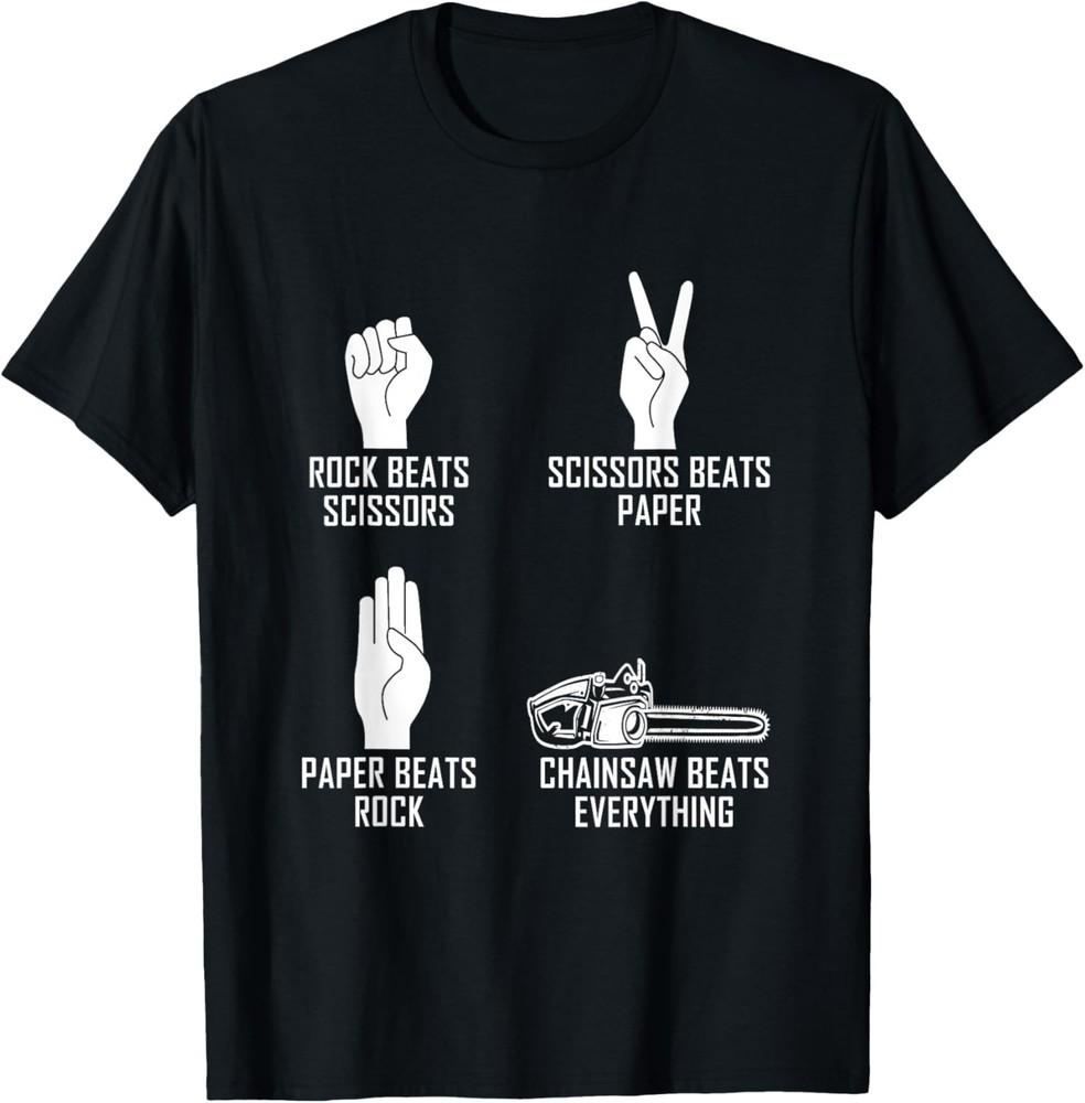 

Retro Logger Lumberjack Arborists Vintage Chainsaw Gift Unisex T-Shirt 2XL