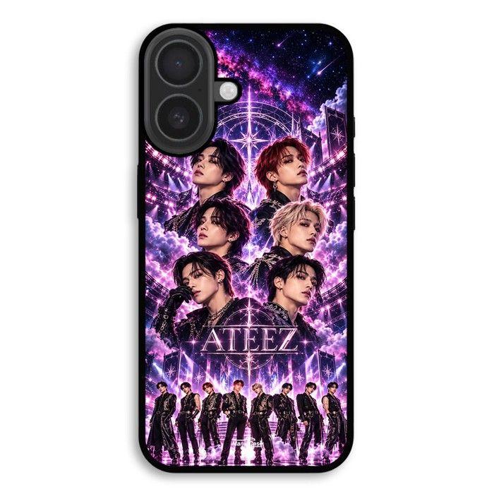 Hülle Für iPhone 17 ATEEZ Kpop Konzert Violettes Galaxie Atiny Maniacase schwarz