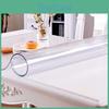 Strong 15mm Plastic Clear Table Cloth Cover Wipeable Pvc Waterproof Table Protector For Kitchen Coffee Office Dining Table