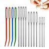 Bodkin Yarn Needle Set Eye Tapestry Needle 6/16pcs Assorted Darning Tapestry Needles Eye Blunt Bent Weaving Knitting Sewing Acce