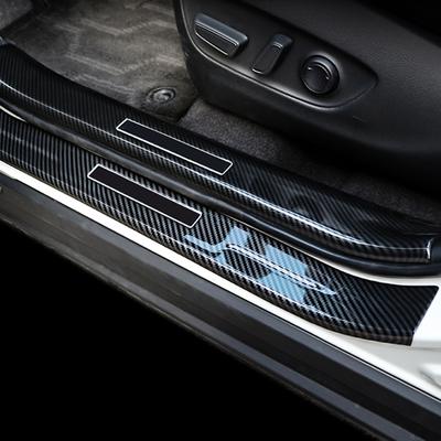 Für Toyota RAV4 RAV 4 XA50 2022 2023 ABS Carbon Faser Tür Sill Platte Trim Schwelle Kick Pedal Scuff