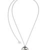 nff pining necklace-black silver