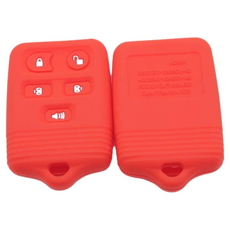 Ford Raptor Old Wing Tiger Soft Silicone Protective Cover for Five-Button Remote Key
