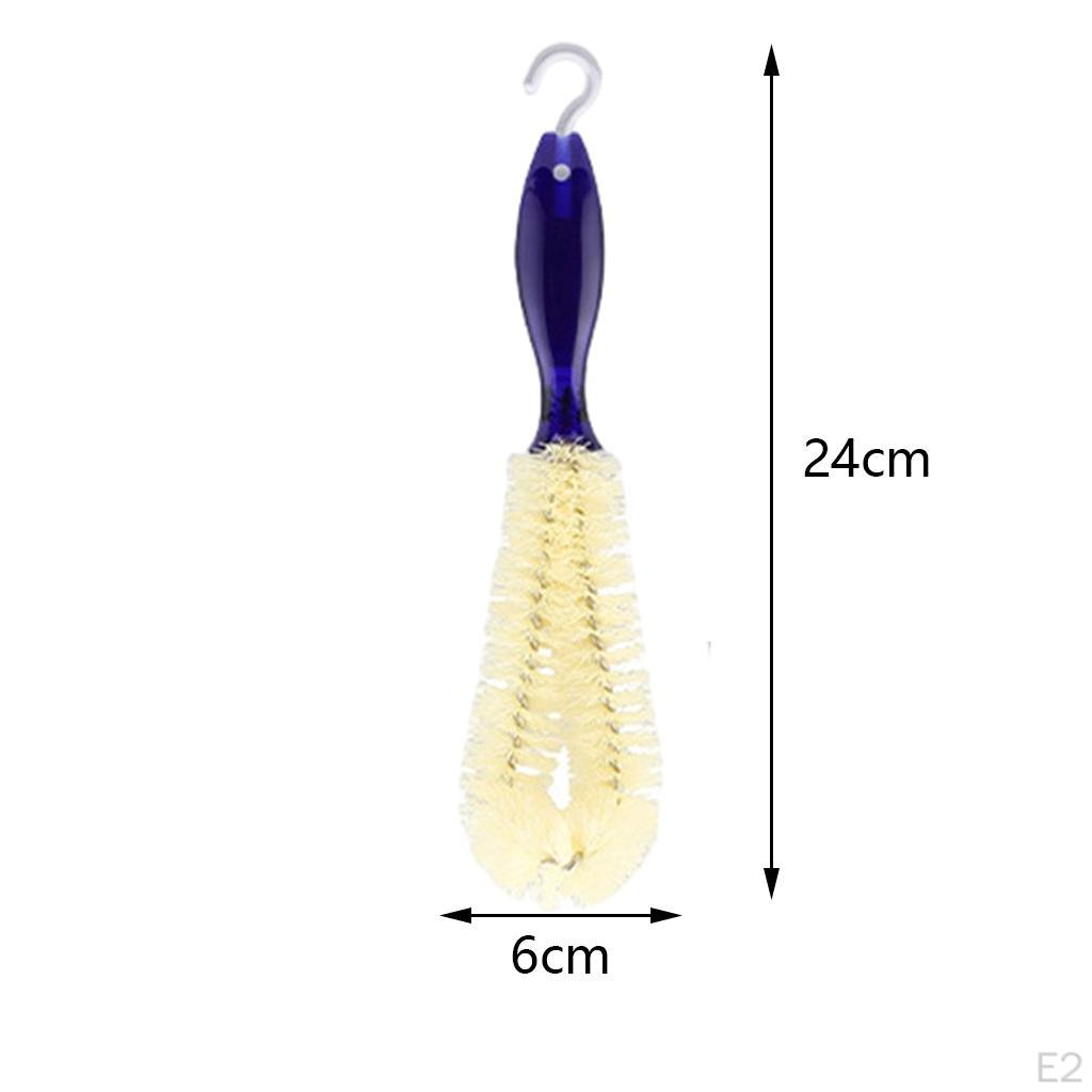 Brush Multi-Function Glassware Cleaning Bottle Cleaner for Goblets Champagne Flutes