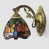 Tiffany LED Wall Light: Dragonfly Design for Bathroom, Bedroom, Hallway, or Balcony