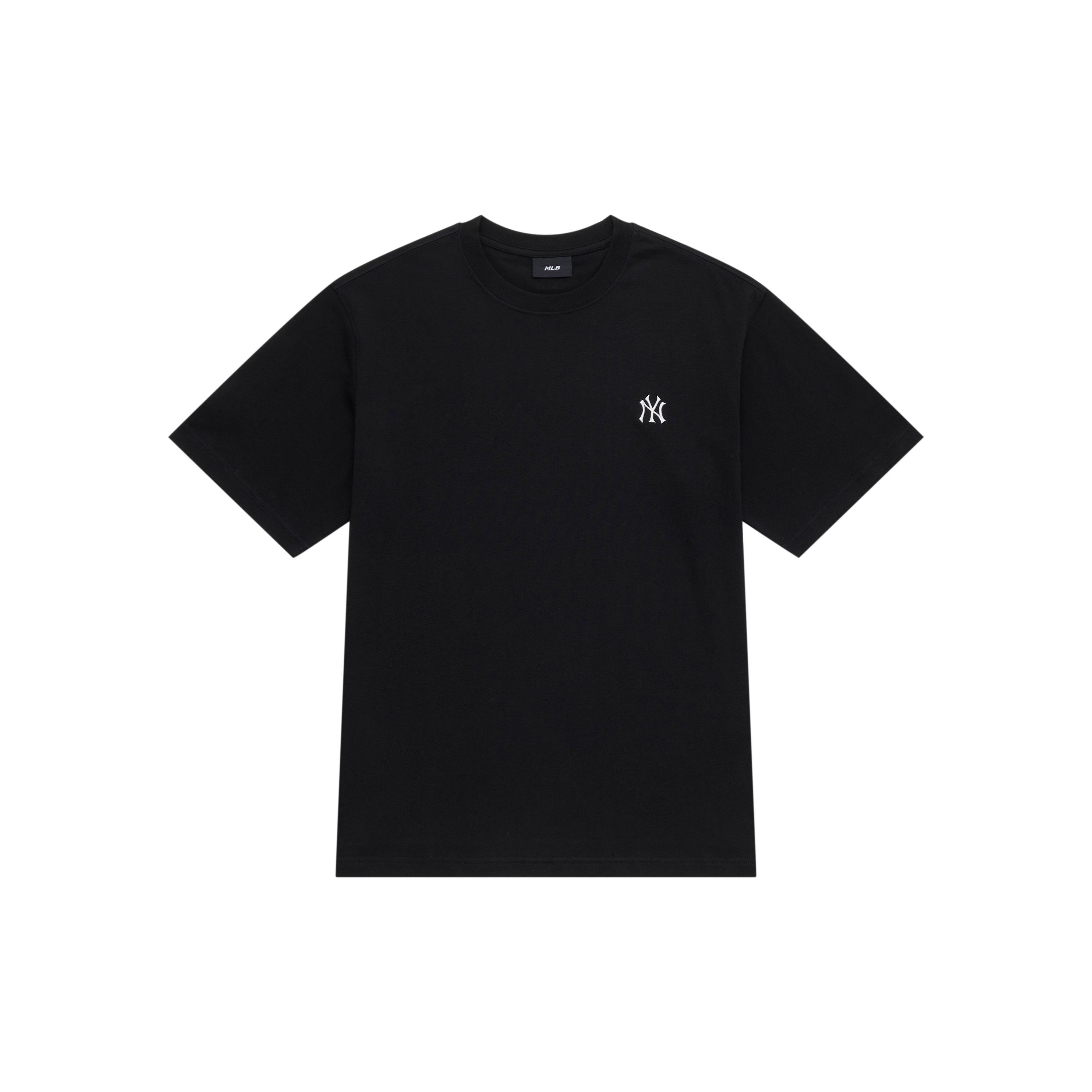 MLB New York Yankees Basic Collection SS25 T Shirt Unisex Black 3ATSB0253-50BKS XS