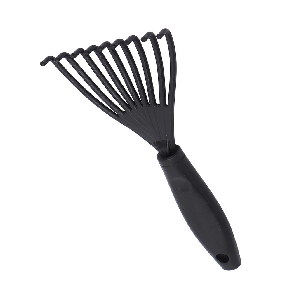 Plastic Rake Hair Comb Cleaner Hair Dirt Remove Comb Brush Cleaning Tool for Home Salon Black