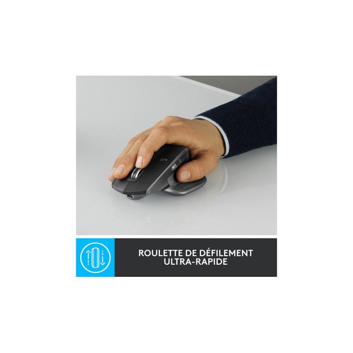 Souris sans fil Logitech MX Master 2S Bluetooth Gris Anthracite
