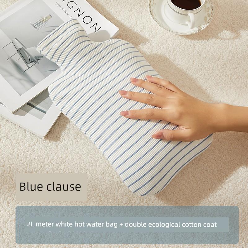 Large Pvc Hot Water Bottle for Women, Thickened Water-Filled Heating Bag, Explosion-Proof, for Warming Hands, Applying To Stomach and Waist