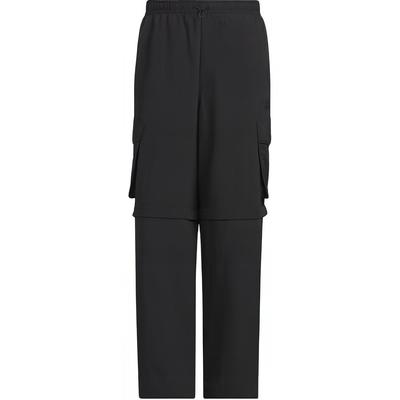 Pantalones deportivos de punto rectos elásticos de cintura media sólida para hombre, parte inferior negra JI9817