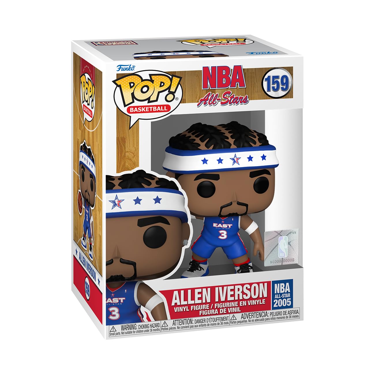 

Funko NBA Allen Iverson IN 2005 ALL STAR UNIFORM Figure POP!