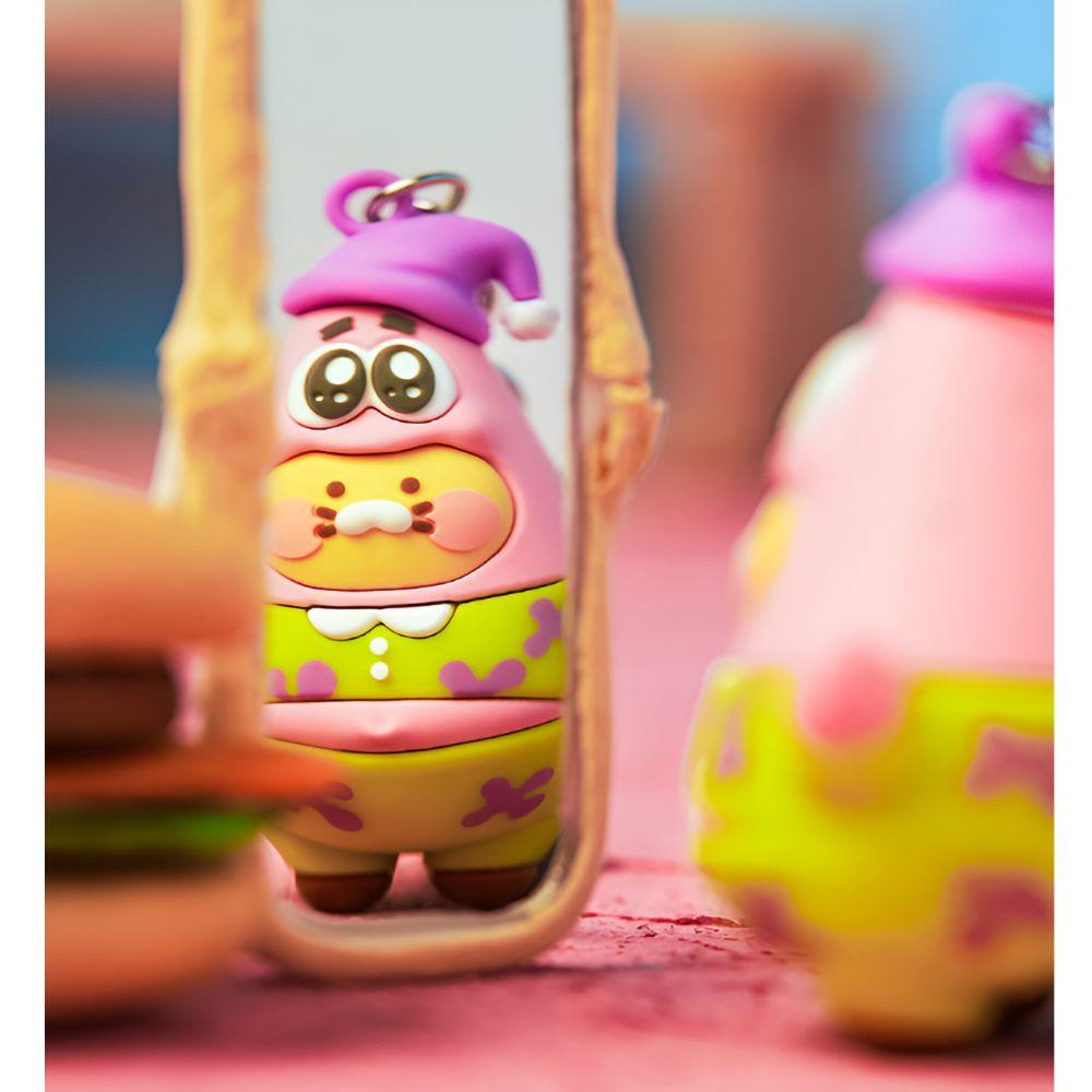 SpongeBob X Kakao Friends Baby Chunshik Patrick Figure Keychain PVC Cute Kawaii Mini Doll Keyring
