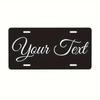 Custom Retro Aluminum Plaque Gold Foil Personalized Text Wall Decor Home Cafe Business Sign