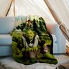 Shrek-Thema Bedruckte Decke Perfekt für Sofa Bett Reisen Außenbereich Maschinenwaschbar Gemütlich Langlebig
