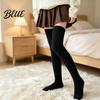 Skin Friendly Plush Hosiery 1 Pair Fuzzy Thigh High Socks for Women Long Soft Fleece Fluffy Sleep Leg Warmer Thickened Over The Knee Stockings,