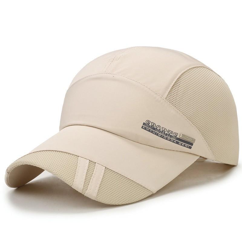 Quick Drying UV Protection Baseball Cap for Outdoor Activities - Breathable and Soft Top with Contrast Color Design and Adjustab