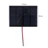 Mini Solar Panel 3W 12V Small Cell Module Polysilicon Board Portable Outdoor DIY Solar Charger 115x85mm for 9-12V Battery/Mobile