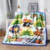 KRTECEK Flannel Blanket Soft Warm All-Season Throw, Design for Camping, Car Travel, Hiking Sofa, Bed, Office Perfect Gift for Parties