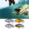 12g 3D Fishing Bait Portable 2 Jointed Fishing Swimbaits Segmented Crankbaits With Hook Fishing Crank Realistic Swimming Lure