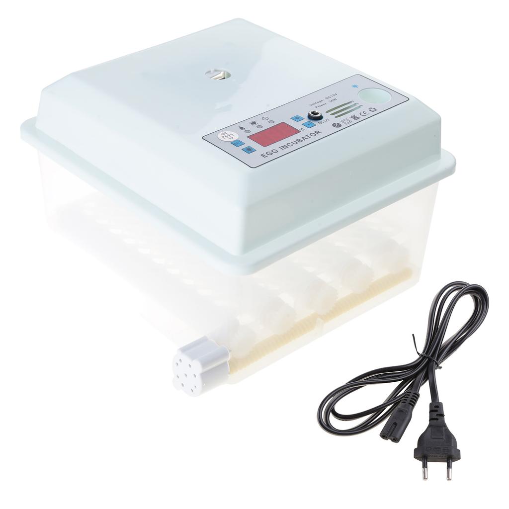 Automatic 9 Egg Incubator with Digital Control and Brooder Features for Easy Bird Chicken Poultry Breeding Hatching Use