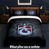 Trabzonspor FC Design Bett Bettwäsche Set 1 Bettbezug + 2 Kissenbezüge Weich Atmungsaktiv Haushalt Bettwäsche