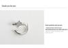 S925 Sterling Silver Four-Pointed Star Ear Cuff - No Piercing Women's Earrings, Simple Design, Summer Cartilage Clip