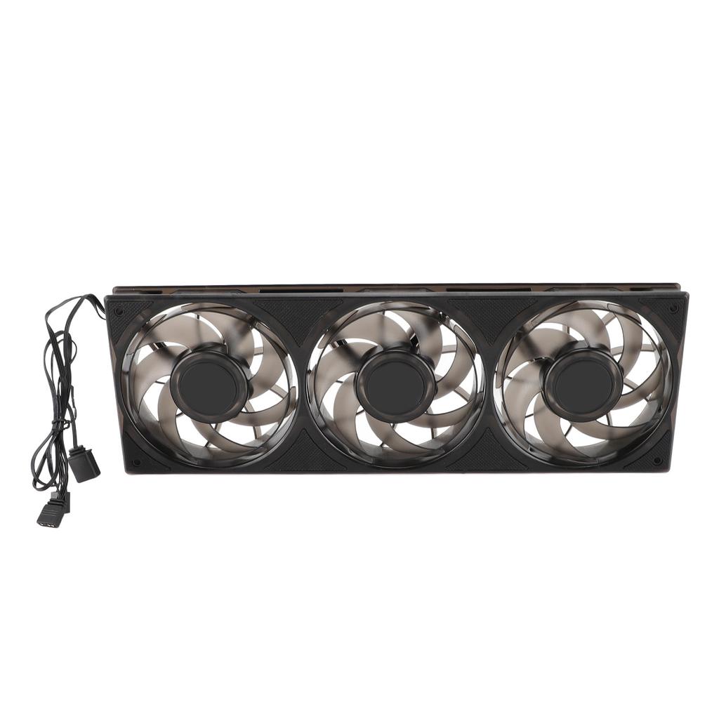 360mm 3 In 1 Computer Case Fan 5V ARGB 2200RPM 4 Pin PWM MFDB Dynamic Pressure Bearing 7 Blades Quiet Case Cooler Fan