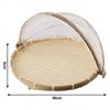 Woven Fruit Vegetable Basket with Anti-Mosquito Net Foldable Design