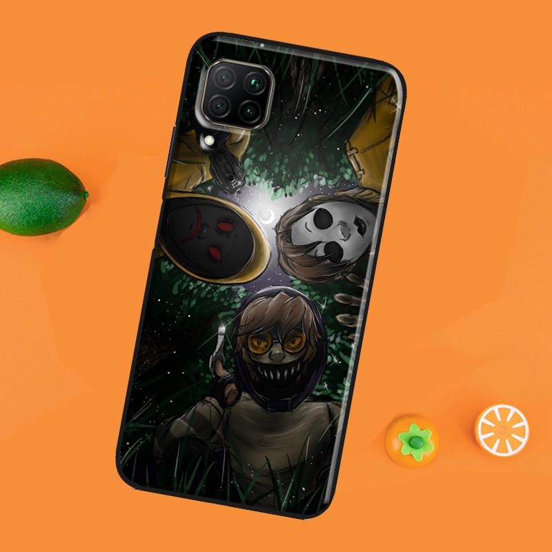 Creepypasta Ticci Toby x leser Deksel For Huawei P30 Pro P20 P40 Mate 20 Lite P Smart 2021 2019 Nova 5T Honor 50 10i 9X 8X
