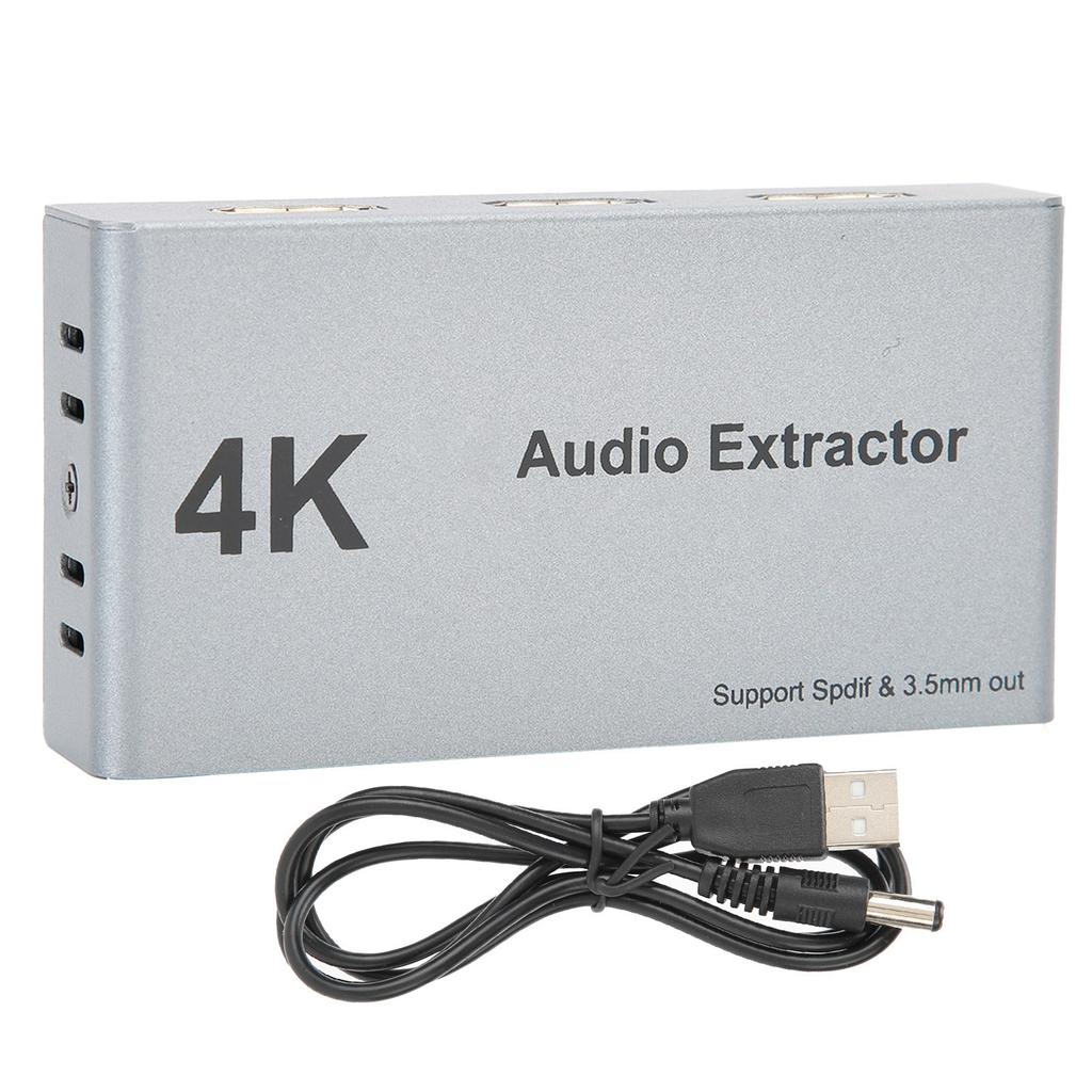 HDMI o Extractor Distributor 2 in 1 out 4k 30hz HDMI zu HDMI optisch spdif 3.5mm