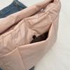 Women Simple Tote Bag Solid Color Puffer Shoulder Crossbody Bag Large Capacity Fashion Laptop Handbags for Travel Work ARI
