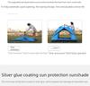 Century Glacier Automatic Folding Tent for 3-4 People: Quick-Open, Double Rainproof for Camping & Beach