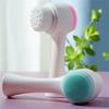 CNK en gros Brosse Nettoyante Visage 3D Bilatérale Massage Manuel Doux Silicone Poils Faciaux Silicone Brosse Visage Double Face