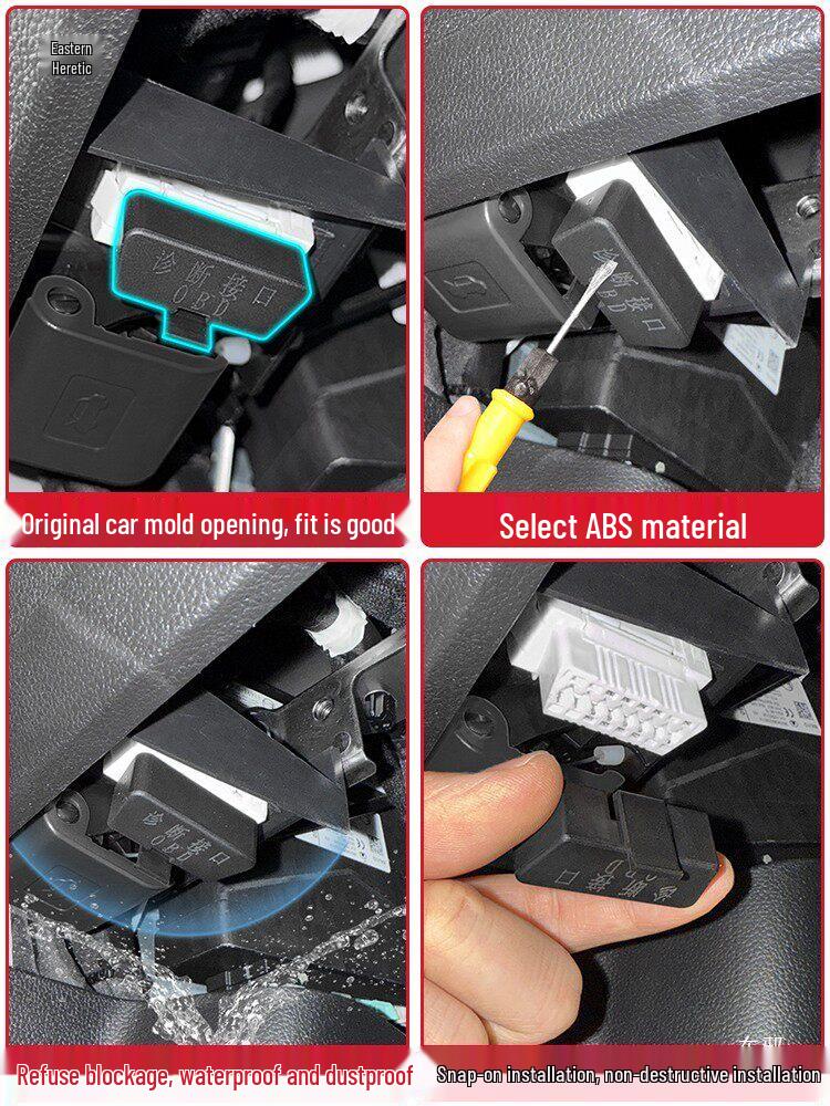 Car OBD Diagnostic Interface Protective Cover for Lynk & Co Models (01/02/03/05/06/08/09/Z10/Z20/900)