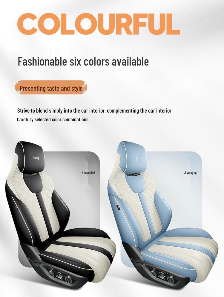 New Leather Car Seat Covers for BYD DiSong L EV Five-Seater