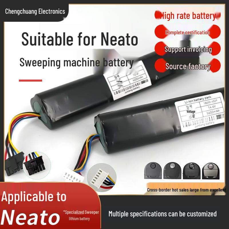 Замена аккумулятора Neato Botvac D3-D10 D3-D7 4200mAh Black Connector