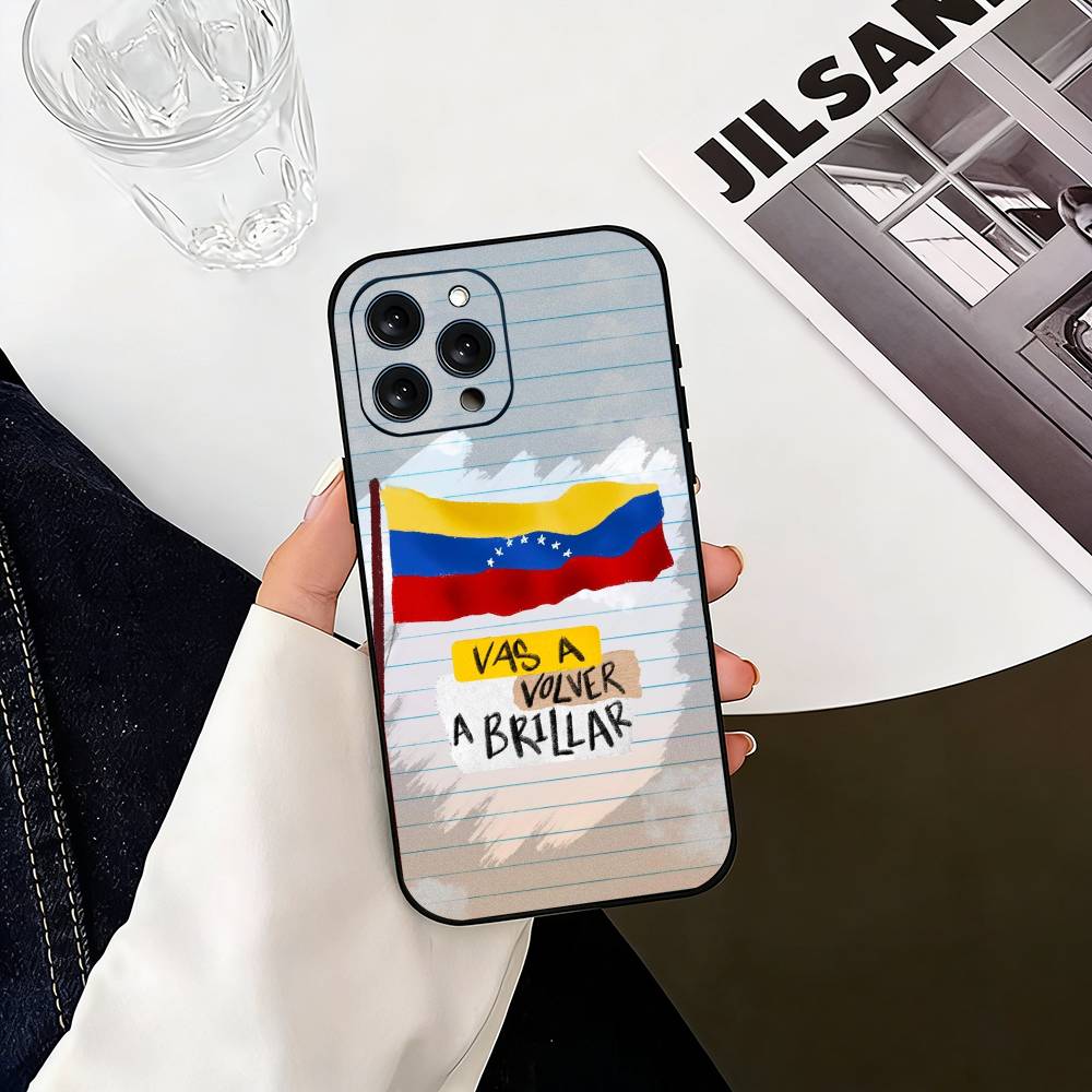 

Venezuela esthetic Art FLAG Phone Case Silicone Soft For IPhone 17 16 15 14 13 12 11 X XR Plus Pro Max Plus iPhone16e