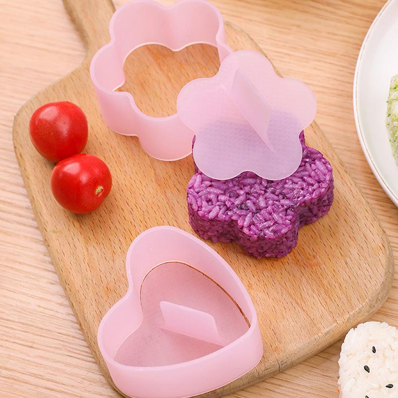 Diy Sushi Mold Onigiri Rice Ball Food Press Triangular Sushi Maker Mold Japanese Home Kitchen Bento Accessories Tools