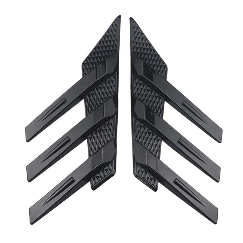 1 Pereche Autocolant Decorativ Parbriz Spate Mașină Trim Splitter Lateral Jaluzea Geam Parasolar Spoiler Lateral Splitter Geam Spate