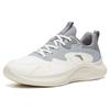 Anta Comfortable Cushioning Low Top Casual Running Shoes Men's White Gray 912445573-6
